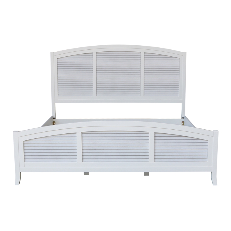 Nantucket Breeze Solid Wood King Bed