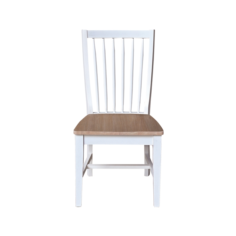 International Concepts Set of Two Solid Wood Audrey Dining Chairs