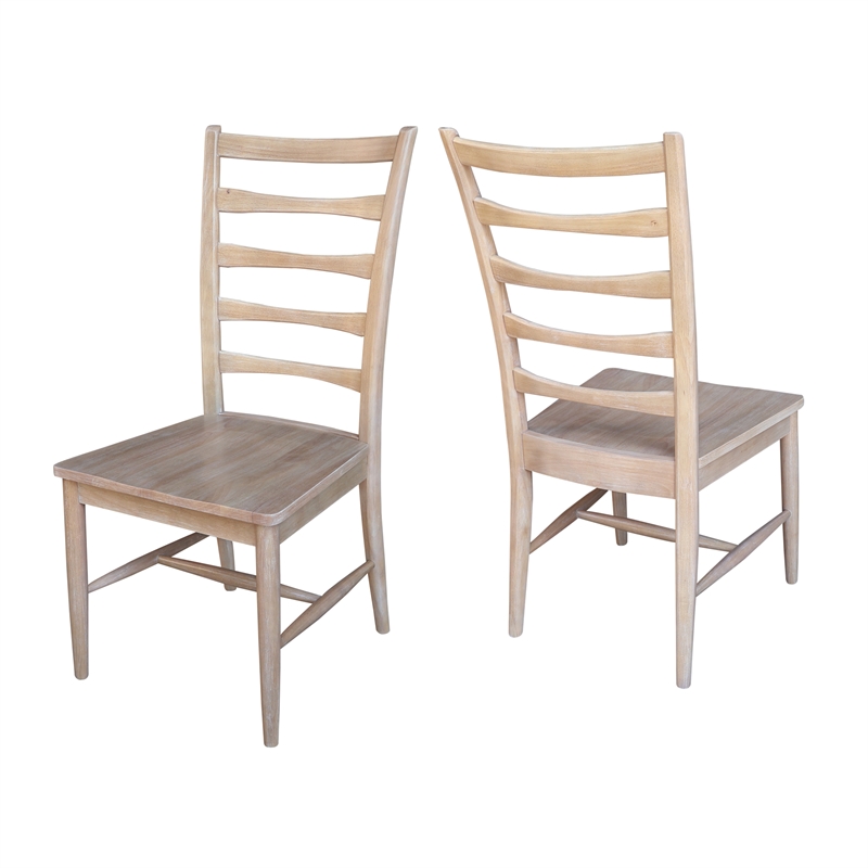 Set of Two Solid Wood Haven Dining Chairs