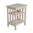 International Concepts Mission Printer Stand - Unfinished Natural