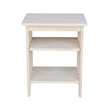 International Concepts Mission Printer Stand - Unfinished Natural