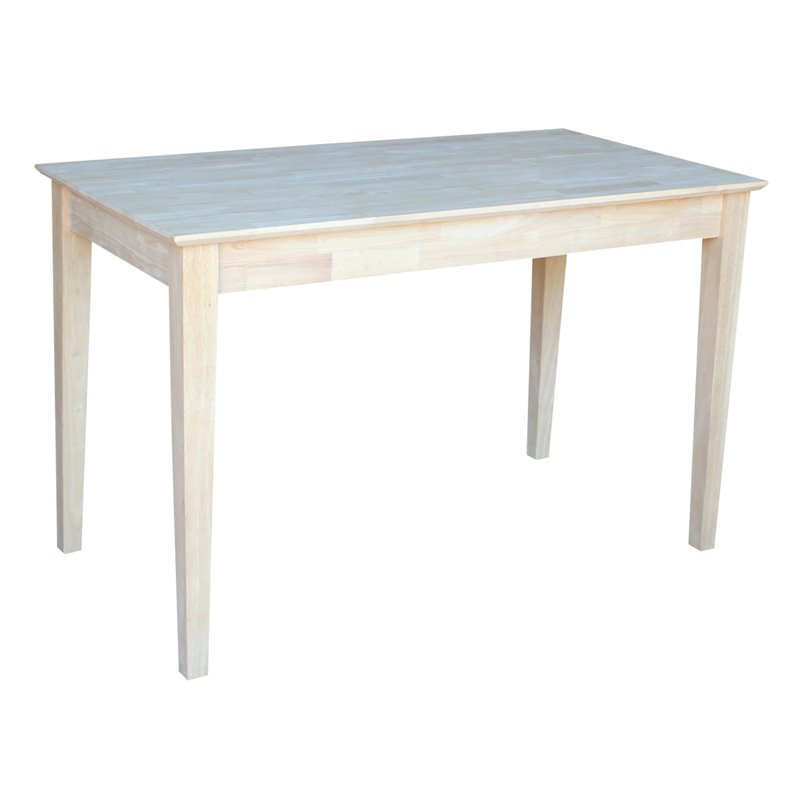 International Concepts Solid Wood Unfinished 48
