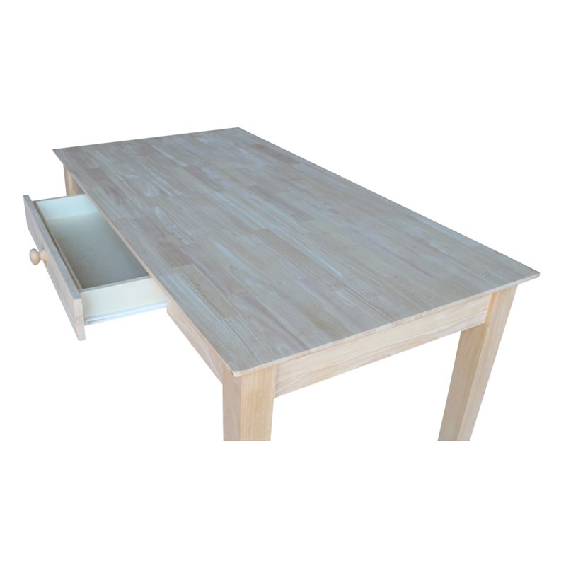 International Concepts Solid Wood Unfinished 48