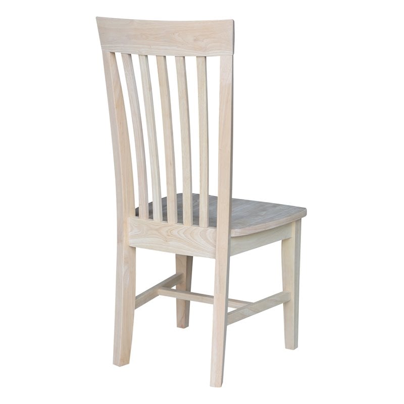 International Concepts Unfinished Tall Mission  Dining Chair (Set of 2)