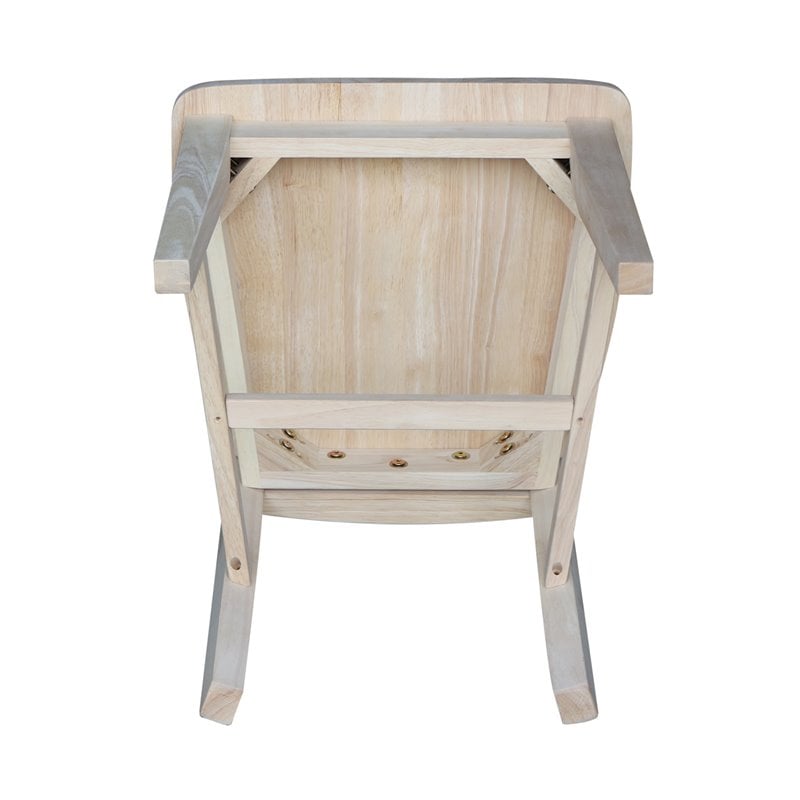 International Concepts Unfinished Tall Mission  Dining Chair (Set of 2)