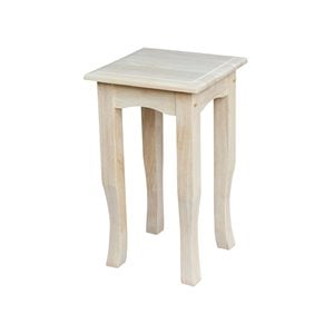International Concepts 21&quot High Unfinished Tea Table