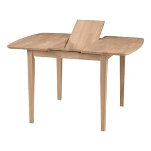International Concepts Unfinished Square/Rectangular Dining Table