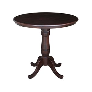 International Concepts Unfinished Square/Rectangular Counter Height Dining Table
