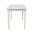 International Concepts Unfinished Shaker Counter Height Dining Table