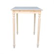 International Concepts Unfinished Rectangular Dining Table