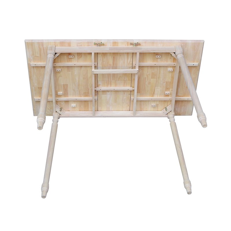 International Concepts Unfinished Rectangular Dining Table