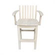 International Concepts Unfinished Kids Mission Youth Chair