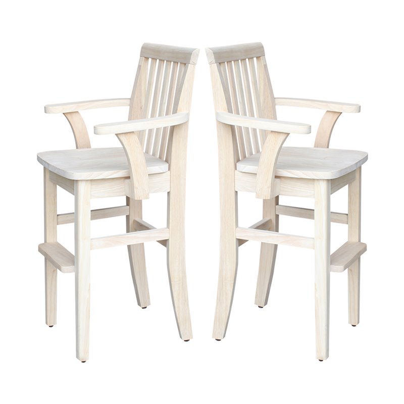 International Concepts Unfinished Kids Mission Youth Chair