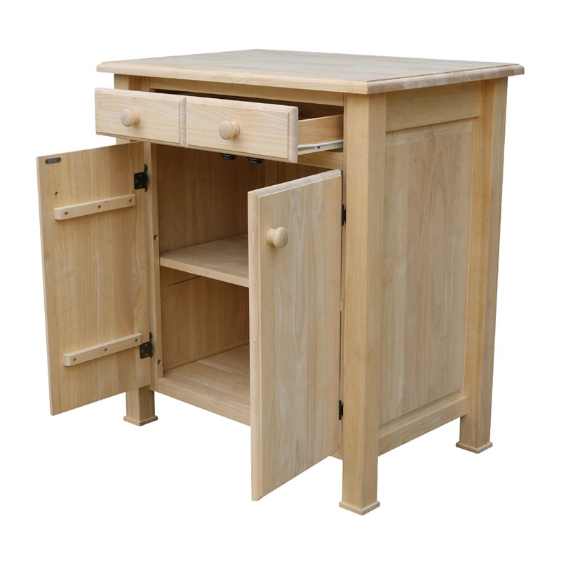 International Concepts Unfinished Kitchen Work Center