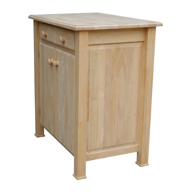 International Concepts Unfinished Kitchen Work Center