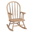 International Concepts Unfinished Windsor Rocker