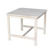 International Concepts Unfinished 3 Pieces Kids Table Set
