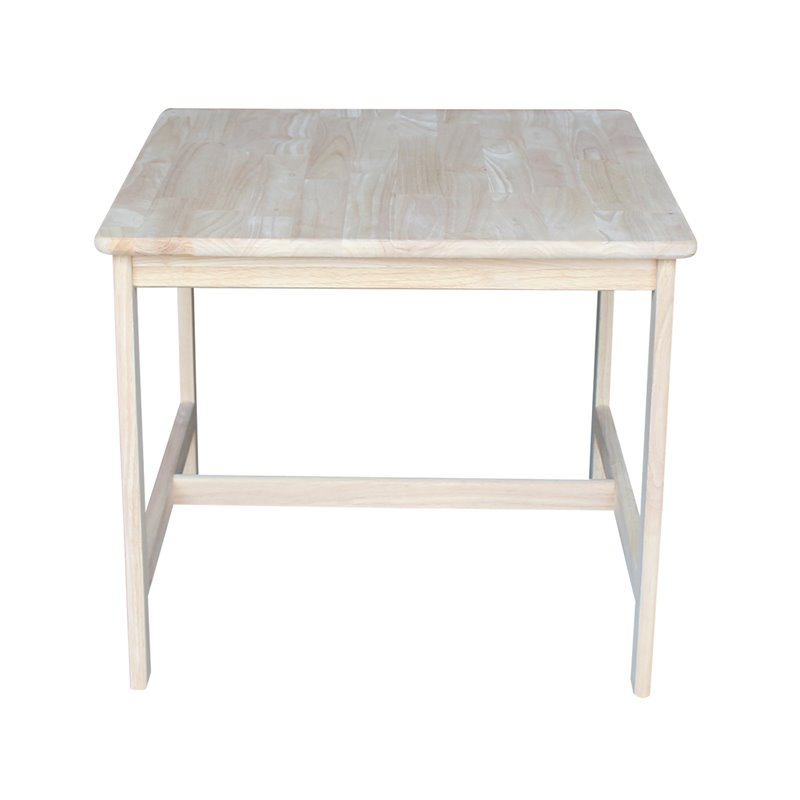 International Concepts Unfinished 3 Pieces Kids Table Set