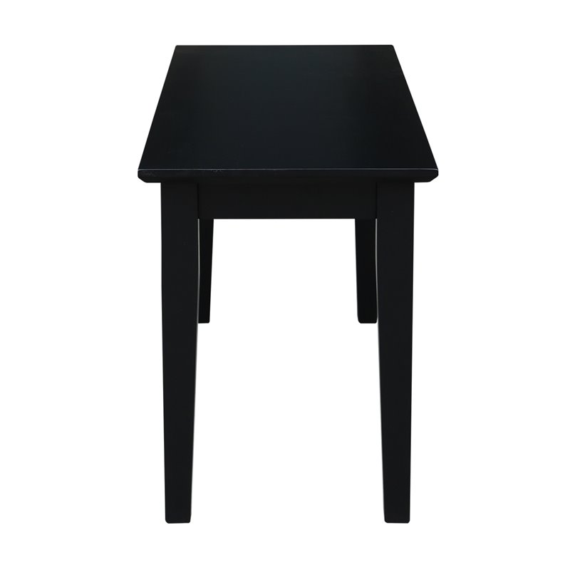International Concepts Shaker Styled Bench in Black