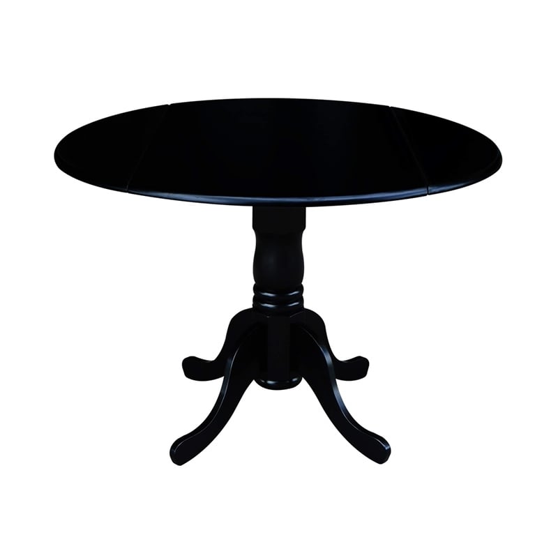 International Concepts 5 Piece Schoolhouse Dining Set in Black
