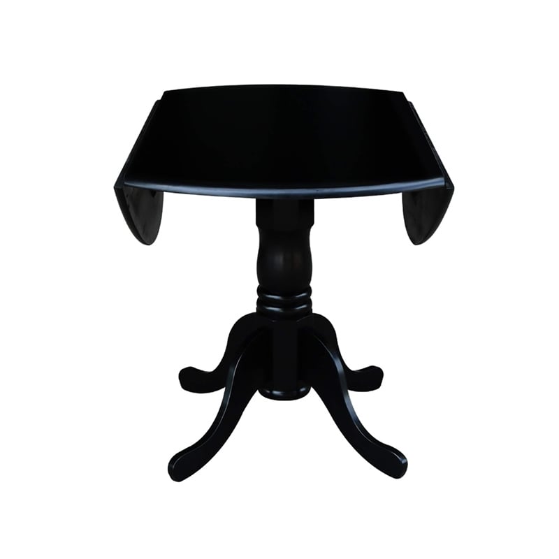 International Concepts 5 Piece Schoolhouse Dining Set in Black