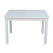 International Concepts Mission Kids Table in Linen White