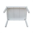 International Concepts Mission Kids Table in Linen White