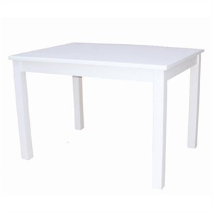 International Concepts Mission Kids Table in Linen White