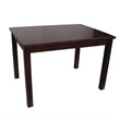 International Concepts Mission Kids Table in Rich Mocha