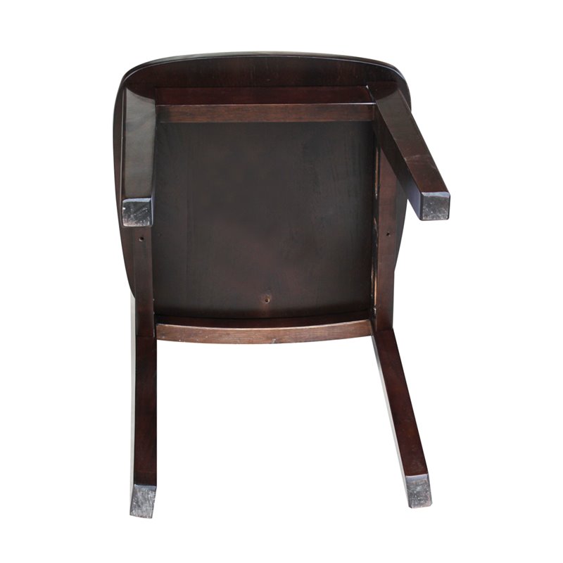 International Concepts Mission Kids Chair in Rich Mocha (Set of 2)