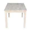 International Concepts 3 Piece Mission Table Set in Linen White