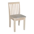 International Concepts 3 Piece Mission Table Set in Linen White