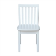 International Concepts 5 Piece Mission Table Set in Linen White