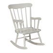International Concepts Kids Rocker in Linen White