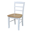 International Concepts 3 Piece Dual Drop Wood Dining Set in White/Natural
