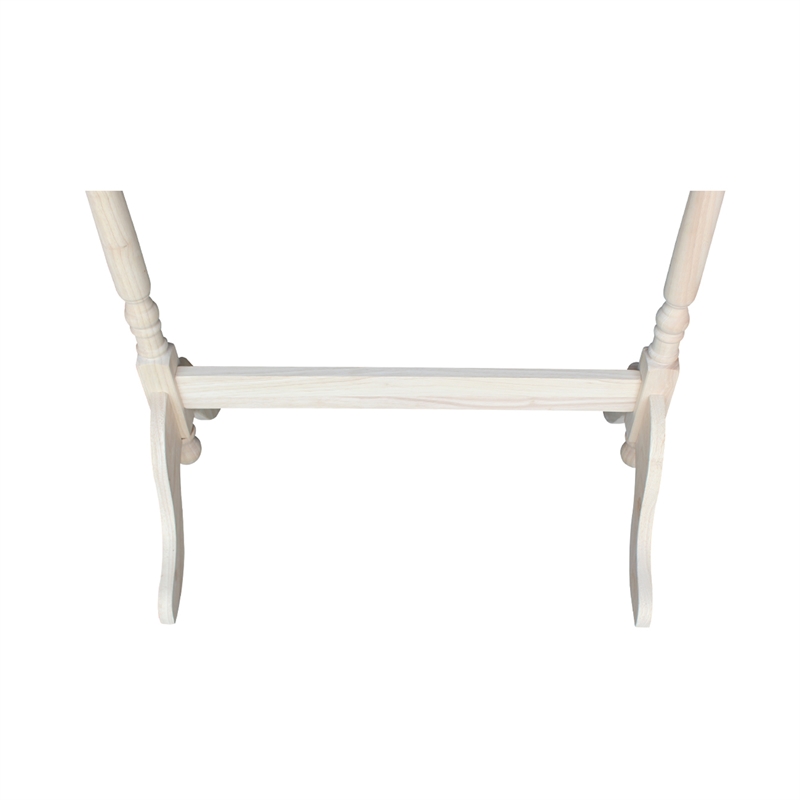 International Concepts Unfinished Wood Quilt Rack