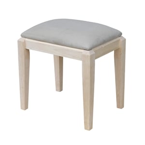 International Concepts Home Accents Unfinished Vanity Bench