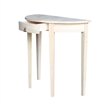 International Concepts Home Accents Unfinished Wood 1-Drawer Half Moon Table