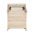 International Concepts Home Accents Unfinished 1-Drawer Hampton Bedside Table