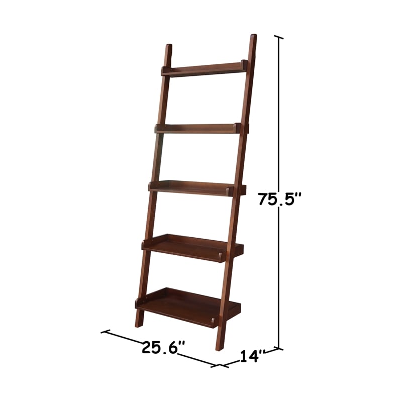 International Concepts 5-Tier Shelf Unit in Espresso