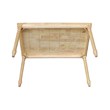 International Concepts Solid Wood Casual Dining Table in Natural Brown Finish