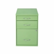 22in  Pencil Box Storage Metal File Cabinet in Green