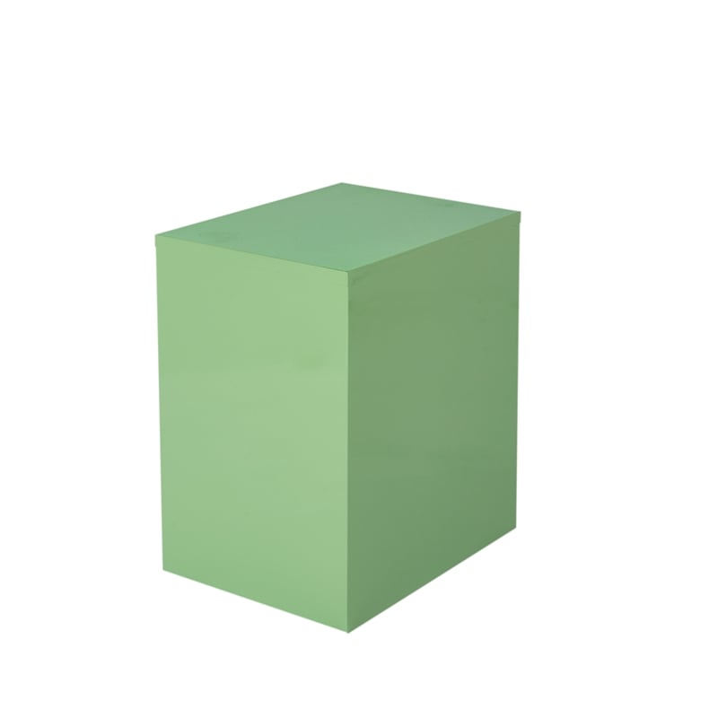 22in  Pencil Box Storage Metal File Cabinet in Green