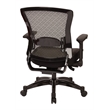 Executive Bonded Leather Back Chair in Black