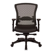 Executive Bonded Leather Back Chair in Black