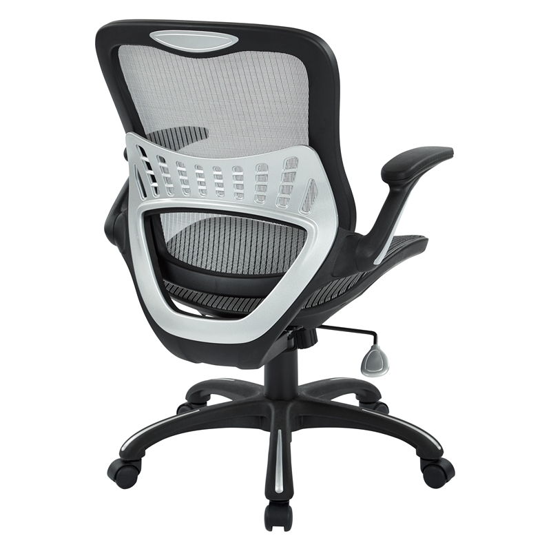 Mesh Seat and Back Manager  Chair in Gray Mesh Fabric