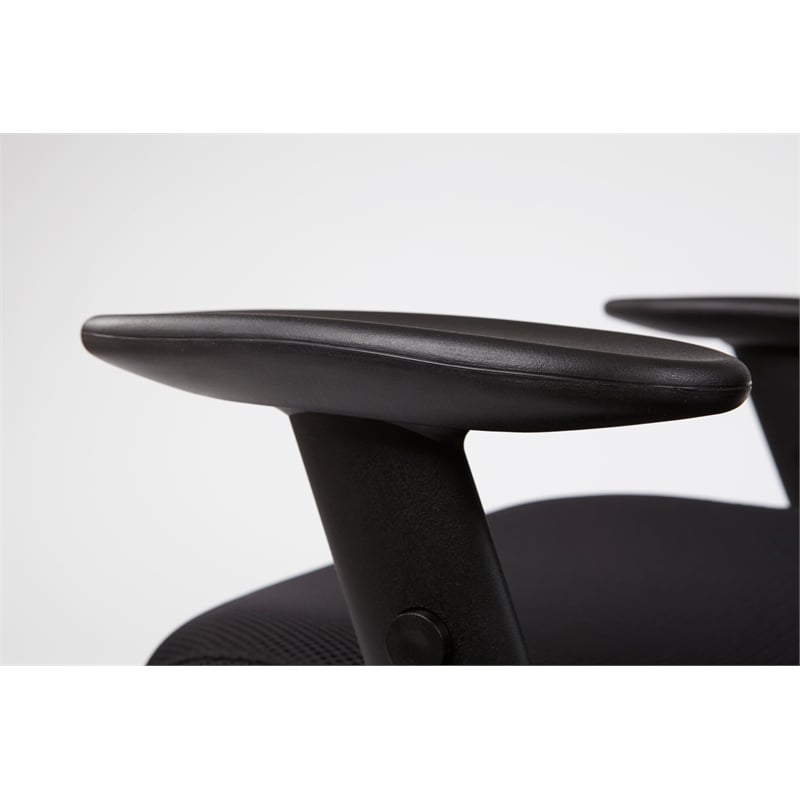 Office Star SPACE Collection Matrex Back Office Chair in Black Fabric