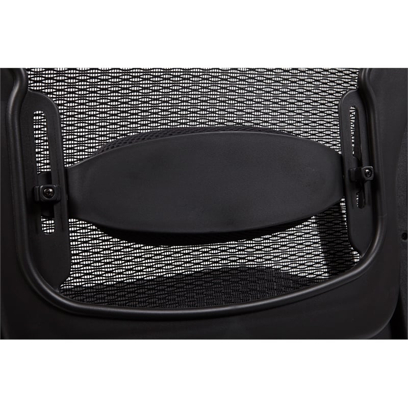 Office Star SPACE Collection Matrex Back Office Chair in Black Fabric
