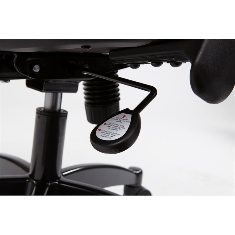 Office Star SPACE Collection Matrex Back Office Chair in Black Fabric
