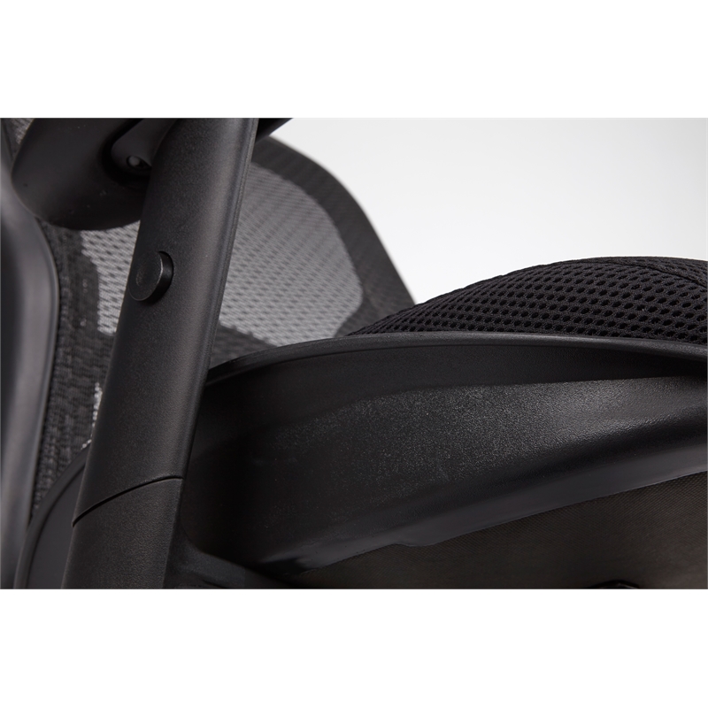 Office Star SPACE Collection Matrex Back Office Chair in Black Fabric